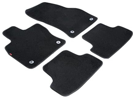 LAMPA 23260 Fußmatten Set Vorne und Hinten schwarz