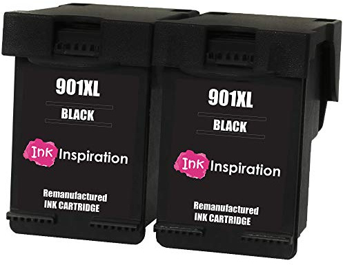 Ink Inspiration® 2 Schwarz Premium Druckerpatronen Ersatz für HP 901 901XL OfficeJet 4500 G510a G510g G510n J4500 J4524 J4535 J4540 J4550 J4580 J4585 J4600 J4624 J4640 J4660 J4680 J4680c