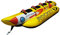 SPINERA Rocket 2 | 3 | 4 – Towable Banana Tube für 2–4 Personen – aufblasbares Wassersport-Fun-Tube – Neopren-Handgriffe, robuste Nylonhülle, 3-Kammern-System. Fun Tube (Rocket 4 Pers..)