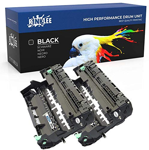RINKLEE DR3400 Trommel kompatibel für Brother HL-L5000D HL-L5100DN HL-L5200DW HL-L6300DW HL-L6400DW DCP-L5500DN DCP-L6600DW MFC-L5700DN L5750DW MFC-L6800DW | hohe Reichweite 30000 Seiten | 2er-Pack