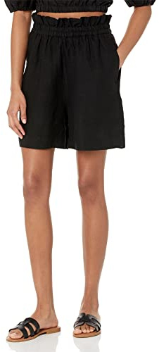 The Drop Priya Leinenshorts zum Hineinschlüpfen, für Damen