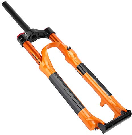 SPYMINNPOO Fourche Avant de Vélo, 27.5in 120mm / 4.7in VTT Fourche à Suspension Pneumatique VTT Fourche Avant à Chambre à Air Sportinggoods Vélos Et Pièces Sportinggoods Vélos Et Pièces Détachées