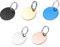 Hundemarke mit Gravur Personalisierte gravierte Hundemarken-Runde ID Tag Namensschilder für Katzen-/Hunde-Halsband (S, Silber)