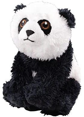 EcoBuddiez - Panda von Deluxebase. Kleine weiche Plüschtiere aus recycelten Plastikflaschen. Umweltfreundliches Kuschelgeschenk für Kinder und niedliches Kuscheltier für Kleinkinder.