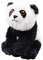EcoBuddiez - Panda von Deluxebase. Kleine weiche Plüschtiere aus recycelten Plastikflaschen. Umweltfreundliches Kuschelgeschenk für Kinder und niedliches Kuscheltier für Kleinkinder.