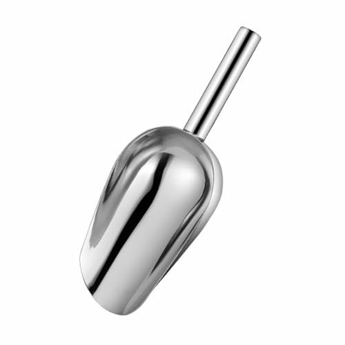 Uposao - Pala de acero inoxidable de la pala para la comida de la cuchara de helado pala de harina práctica para bodas fiestas bar cocina