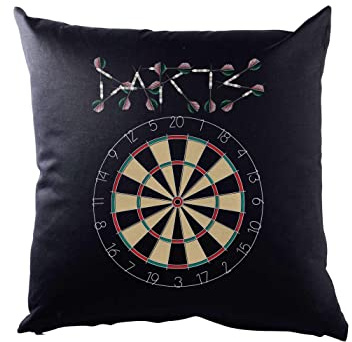 Urban Backwoods Darts Target & Arrows Sport Logo Kissen Dekokissen