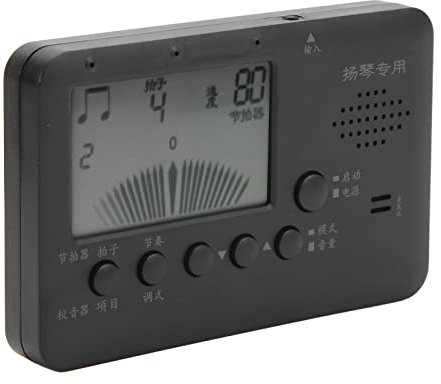 CUTULAMO Metronom-Stimmgerät für Hackbrett, 3-in-1-Kunststoff-Mehrtastenbedienung zur Korrektur