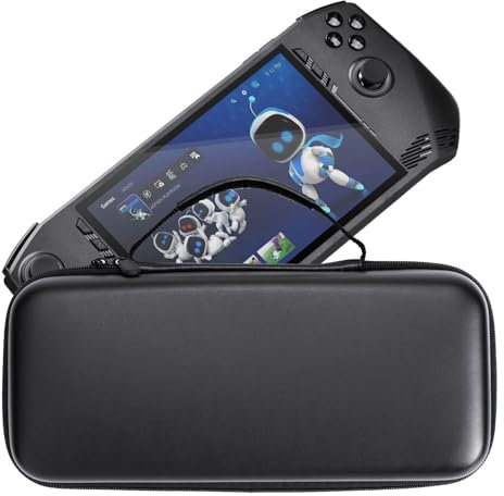 Mallette de Transport pour MSI Claw Sac de Rangement pour MSI Claw Coque Dure Durable en EVA Sac de Rangement pour Jeux Sac de Voyage Portable Antichoc Sac d'organisation (Black)