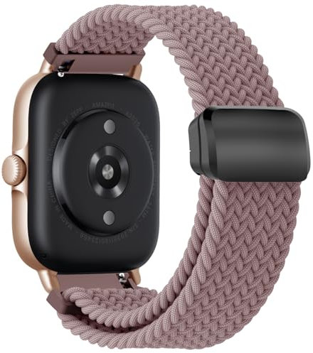 YASPARK Armband für Amazfit GTS/Amazfit GTS 2/Amazfit GTS 3/Amazfit GTS 4, 20mm Nylon Armband für Amazfit GTS 4 Mini, GTS 2 Mini, GTS 2e, Amazfit GTR, Amazfit Bip, Bip 3, Bip 3 Pro, Bip U, Bip U Pro