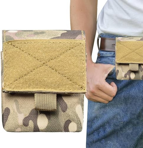 Petite Pochette d'extérieur | Organiseur de Gadgets, Organiseur de Gadgets pour Homme, Pochette Fine Utilitaire, Pochette pour Homme pour la Plage, la randonnée, la Taille