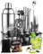 28 Piece Cocktail Making Set, 750ml Stainless Steel Cocktail Shaker with Holder, Filter, Dispenser, Pliers, Bottle Cap, Bottle Opener, Bartender Cocktail Set for Home, Bar, Party and Gift