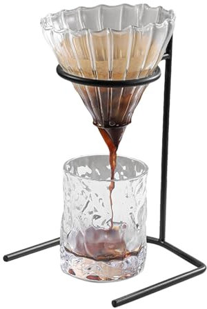 Station de café sur pied pour verser - Support de tasse pour machine à café - Support de tasse minimaliste pour machine à café - Support de tasse - Support de tasse à goutte à goutte - Support de café