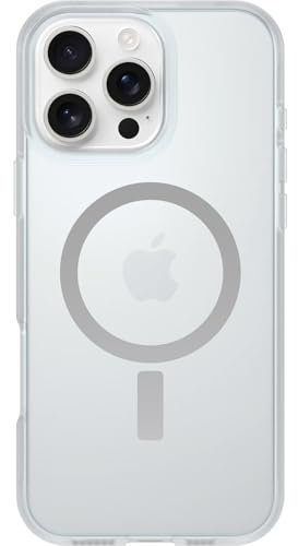 OtterBox Sleek Series MagSafe Case for iPhone 16 Pro Max, Shockproof, Drop proof, Ultra-Slim, Protective Thin Case, Tested to Military Standard, Clear, Non-Retail Packaging