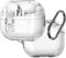 Ysnzaq Compatible with Samsung Galaxy Buds 3 Case & Galaxy Buds 3 Pro Case, Clear TPU Anti-drop with [Secure Lock] [Wireless Charging] [Keychain] Headphone Case for Samsung Galaxy Buds 3.BJ Clear
