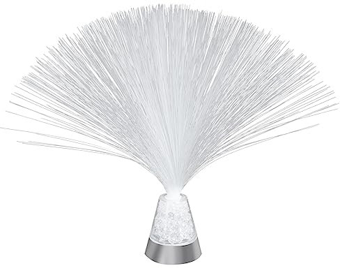 Housoutil Lampada in Fibra Ottica Alimentazione Usb o Batteria Luce Che Cambia Colore Per Decorazioni Domestiche e Regali Unici