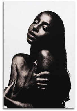 Sade Poster, Wandkunst, Leinwand, ästhetisches Poster, moderne Kunst, Gemälde, Dekoration für Wohnzimmer, Schlafzimmer, elegantes Poster, 30 x 45 cm, ungerahmter Stil