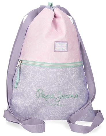 Pepe Jeans Renata mochila Saco Morado 35x46 cms Poliéster by Joumma Bags