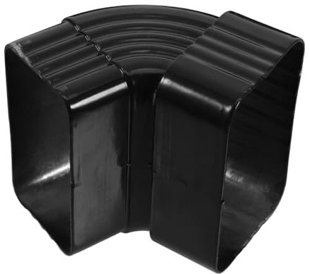 DIYEAH Gomito Per Grondaia in Alluminio Adattatore Curvato Gradi Per Raccordo Tubo Flessibile Connettore Antipioggia Per Grondaia
