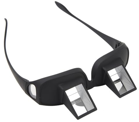 lyrlody Faule Gläser mit 90 Grad Häkel Brille Spiegel Zum Ablegen von Lesen, Nacken Entspannend, Komfortabel und verstellbar. Ideal Zum Fernsehen, Stricken, Arbeiten
