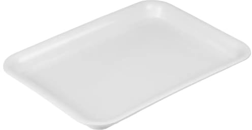 SNGUOQ 10Pcs Kunststoff Rechteck Blumentopf Indoor Outdoor Anlage Untertasse Tropfschalen Tablett Untertassen Für Pflanzen,Dekoration(White,25x35cm)