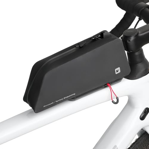 SUNTTELF Oberrohrtasche Fahrrad 1L für Fahrradrahmen wasserdicht mit Schnellbefestigung Rahmentasche Fahrrad für Rennrad, Mountainbike, Gravelbike, praktische Dreieckstasche