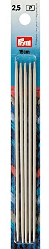 Prym Nadelspiel 15 cm lang, Größe:2.5 15 cm, Grau