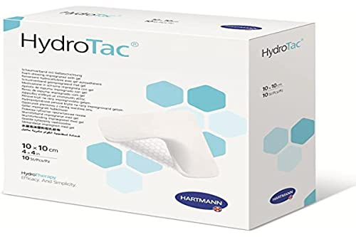 Hydrotac Schaumverband 10x10 Cm Steril 10 St