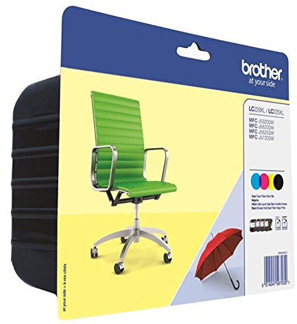 Brother LC229XL Original Tintenpatronen Pack of 4