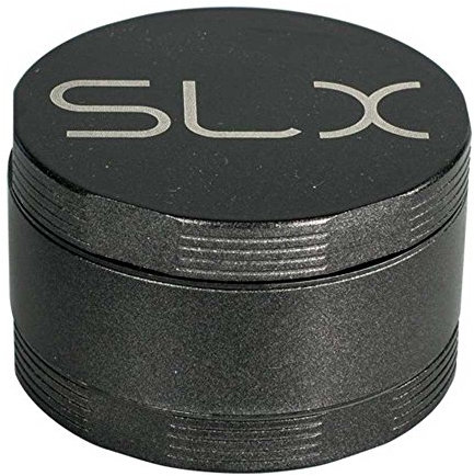 Kräutermühle von SLX – Kräuter-, Gewürz- und Tabakmühlen 62 mm Schwarz
