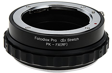 Fotodiox DLX Stretch Lens Mount Adapter Compatible with Pentax K Lenses on Fujifilm X-Mount Cameras