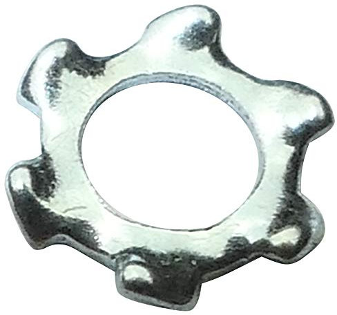 AERZETIX - C19086-100 x Fächerscheiben - Zahnscheiben - Sicherungsscheiben - Außengezahnt - M2 Ф4.5mm H0.3mm - Verzinkter Stahl