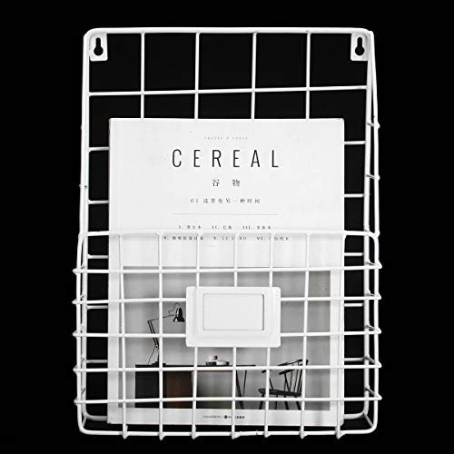 TuToy Magazin Wire Baskets Wall Shelf Buch Zeitung Lagerung Rack Office Organizer