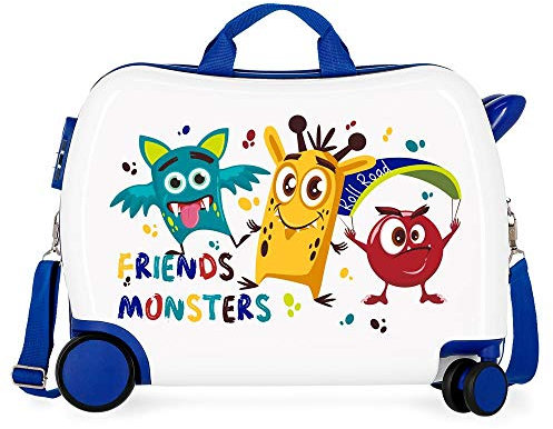 Roll Road Little Me Kinder-Koffer Mehrfarbig 50x38x20 cms Hartschalen ABS Kombinationsschloss 34L 2,1Kgs 4 Räder Handgepäck