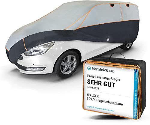 Walser Hagelschutz Abdeckplane Auto, Preis-Leistungs-Sieger* Auto Hagelschutzplane, Abdeckplane Auto Perma Protect, Autogarage Abdeckung, Abdeckung Auto 100% Polyester, Auto Abdeckung SUV XL