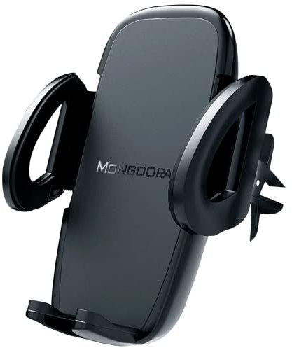 Support de téléphone universel pour grille d'aération de voiture – Support de téléphone portable de voiture verrouillable pour tout smartphone, iPhone, Android – Support de téléphone de voiture à