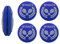 G-Lueck 4er Set Winner Tennis Vibrationsdämpfer (Blau)