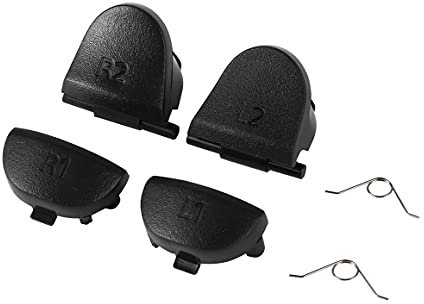 Persdico Gamepad Ersatzteile Ersetzen Tasten R1 L1 R2 L2 Trigger Für Dualshock 4 Für PS4 Controller Elektronisches Zubehör