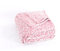 PLEASANT BOULEVARD Fleece-Überwurfdecke, Leopardenmuster, leicht, gemütlich, warm, Plüsch-Mikrofaser, rosa Decke für Couch, Sofa und Bett (Rosa, Queen-Size-Bett (228,6 x 228,6 cm)