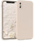EAZY CASE - Silikonhülle für iPhone X/XS Hülle Silikon Case Beige weich stoßfeste Handyhülle iPhone X/XS Schutzhülle mit Kameraschutz Dünn Premium Schutz Cover TPU Phone Bumper in Taupe