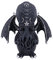 Nemesis Now Cult Cuties Culthulhu Figur 10,3 cm, Kunstharz, schwarz, gruselig entzückende geflügelte Katze, Silberne Details, gegossen aus feinstem Harz, liebevoll handbemalt