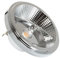 LEDKIA LIGHTING - Ampoule LED G53 7W | 400lm AR111 | Éclairage commercial | Angle 24° pour vitrines | Durée de vie 40,000h, Blanc Chaud 2700K, Aluminium