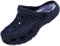 ChayChax Zuecos con Soporte de Arco para Mujer Hombre Verano Zapatos de Jardín Zapatillas de Playa Piscina con Ortopedicas Plantillas, Camo Marina, 44/45 EU (Fabricante 290)