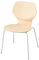 Ikea SIGTRYGG Stuhl, Birke/Sefast weiß