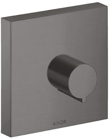 hansgrohe AXOR Starck Fertigset Absperrventil Square Unterputz DN15 / DN20, 10972340, Farbe: Brushed Black Chrome