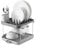 Joseph Joseph Duo Escurreplatos 2 Niveles sobre Fregadero, Escurridor Platos de Cocina con Soporte para Utensilios y Caño De Drenaje, Plastico, Gris