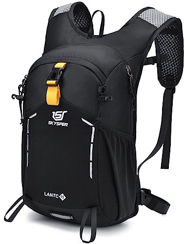 SKYSPER Small Hiking Backpack - 15L Travel Backpack Lightweight Bag Water Resistant Walking Backpack for Women Men