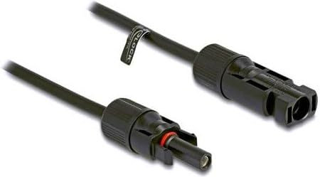 88213 - DL4 Solar Kabel 6 mm² Stecker zu Buchse 10 m schwarz