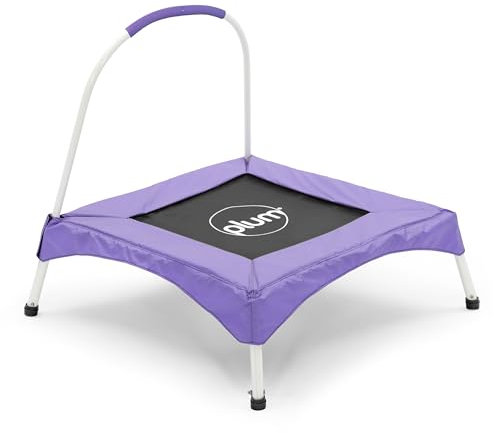 Plum Play Junior Bouncer My First Trampoline with Handle (Purple)
