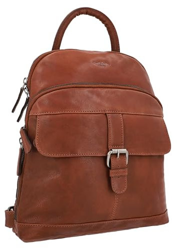 Gusti Lederrucksack Leder - Alena Damen und Herren Rucksack Vintage Braun Leder